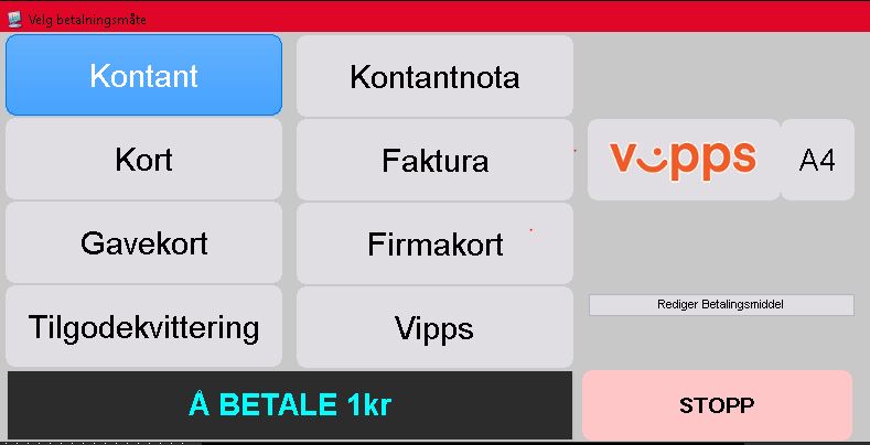 Betalingsmetoder