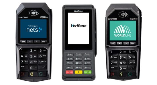 Nets-Verifone-Wordline Nets, Verifone og Wordline betalingsterminaler