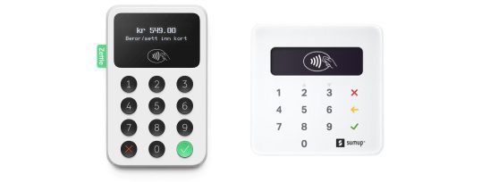 Zettle-SumUp Zettle og SumUp betalingsterminaler